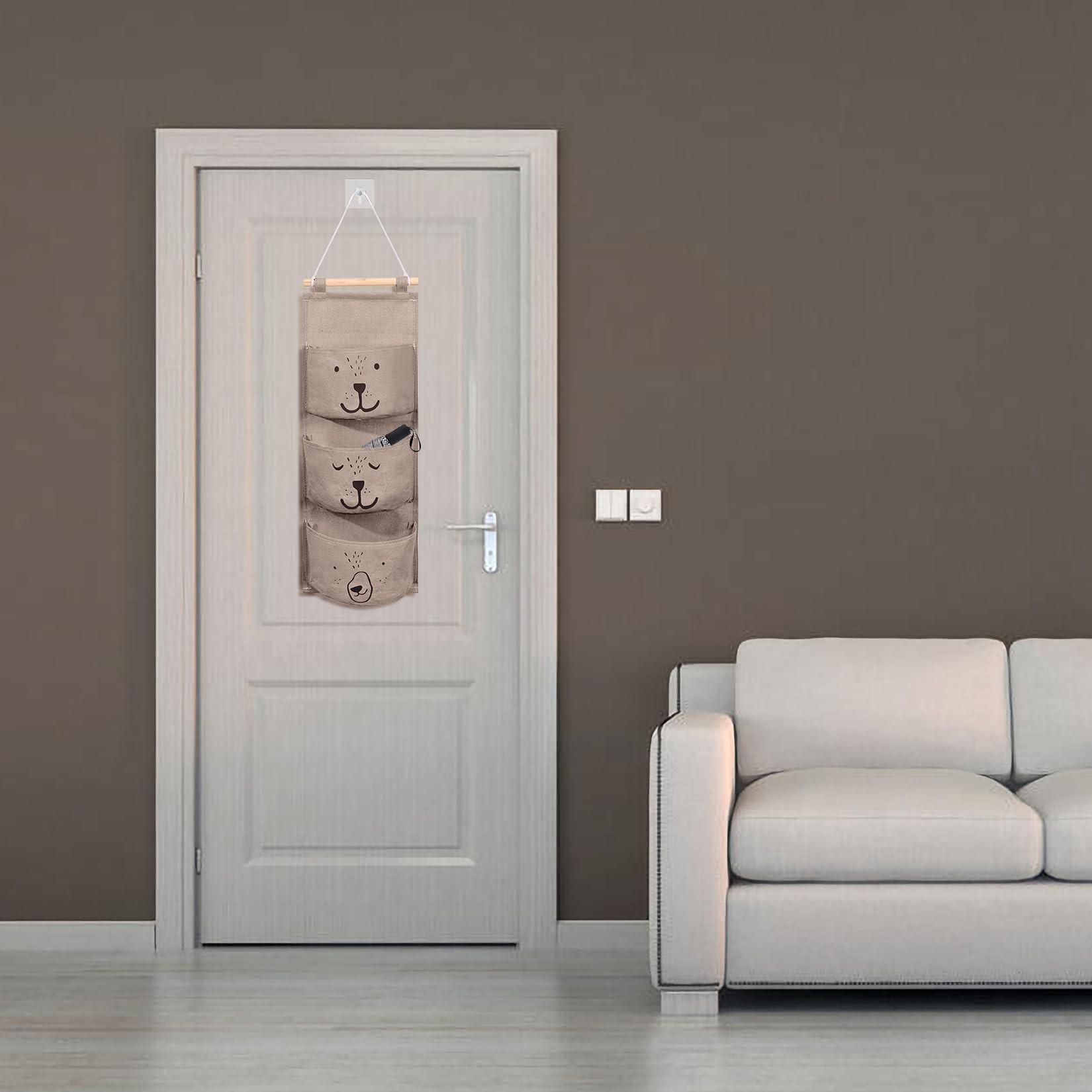 Alopini Sac de rangement pour suspension murale, sac de suspension pour salle de bain, sac de suspension pliable  