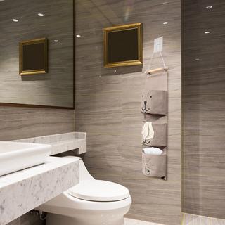 Alopini Sac de rangement pour suspension murale, sac de suspension pour salle de bain, sac de suspension pliable  