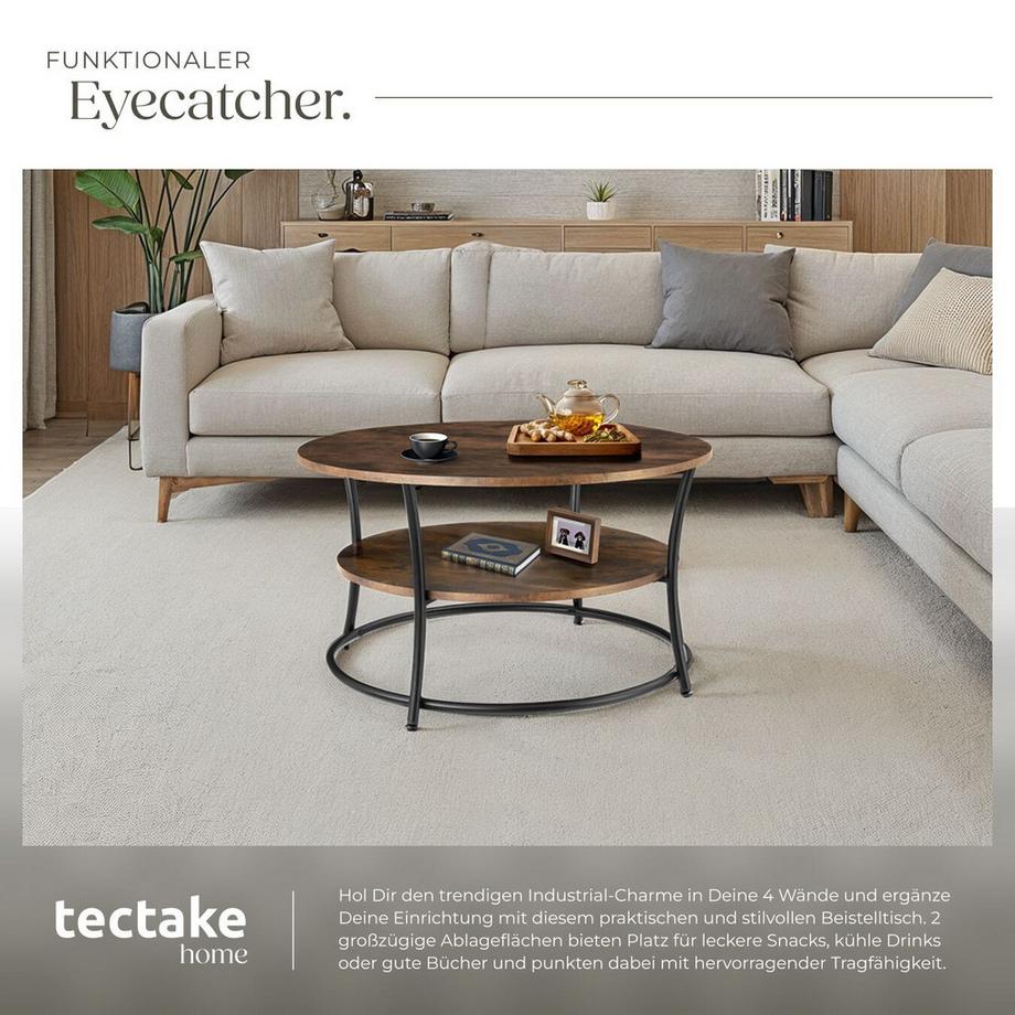 Tectake Couchtisch Cromford  