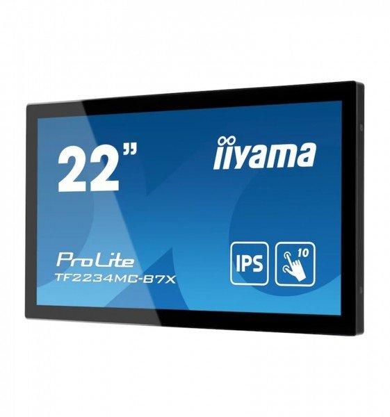 Iiyama  ProLite TF2234MC-B7X Monitor PC 54,6 cm (21.5") 1920 x 1080 Pixel Full HD LED Touch screen Multi utente Nero 