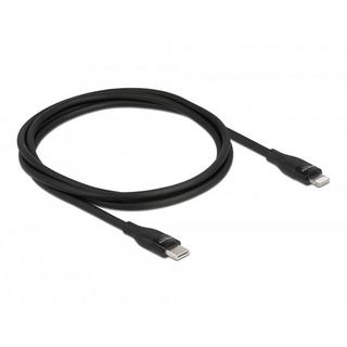 DeLock  86637 Lightning-Kabel 1 m Schwarz 