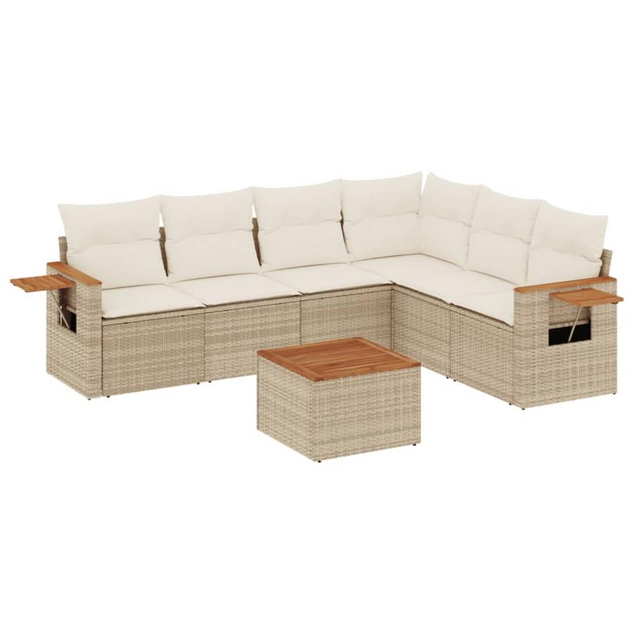 set divano da giardino Polirattan