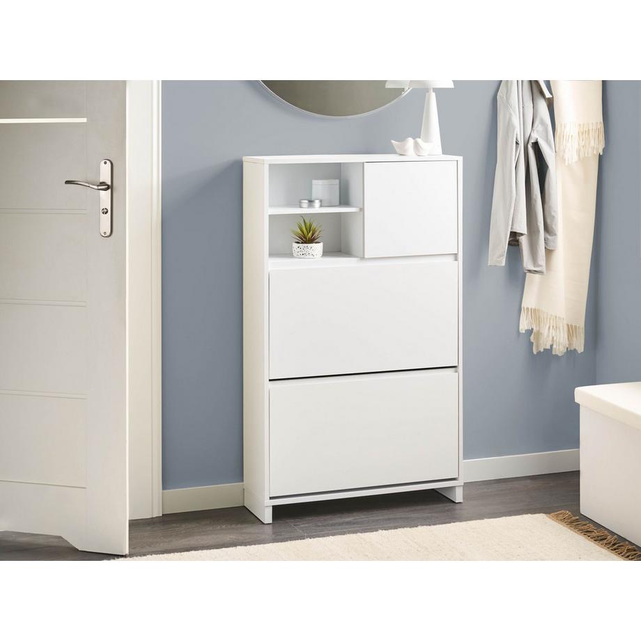 Beliani Meuble à chaussures en Panneau de particules de bois Scandinave COBAR  