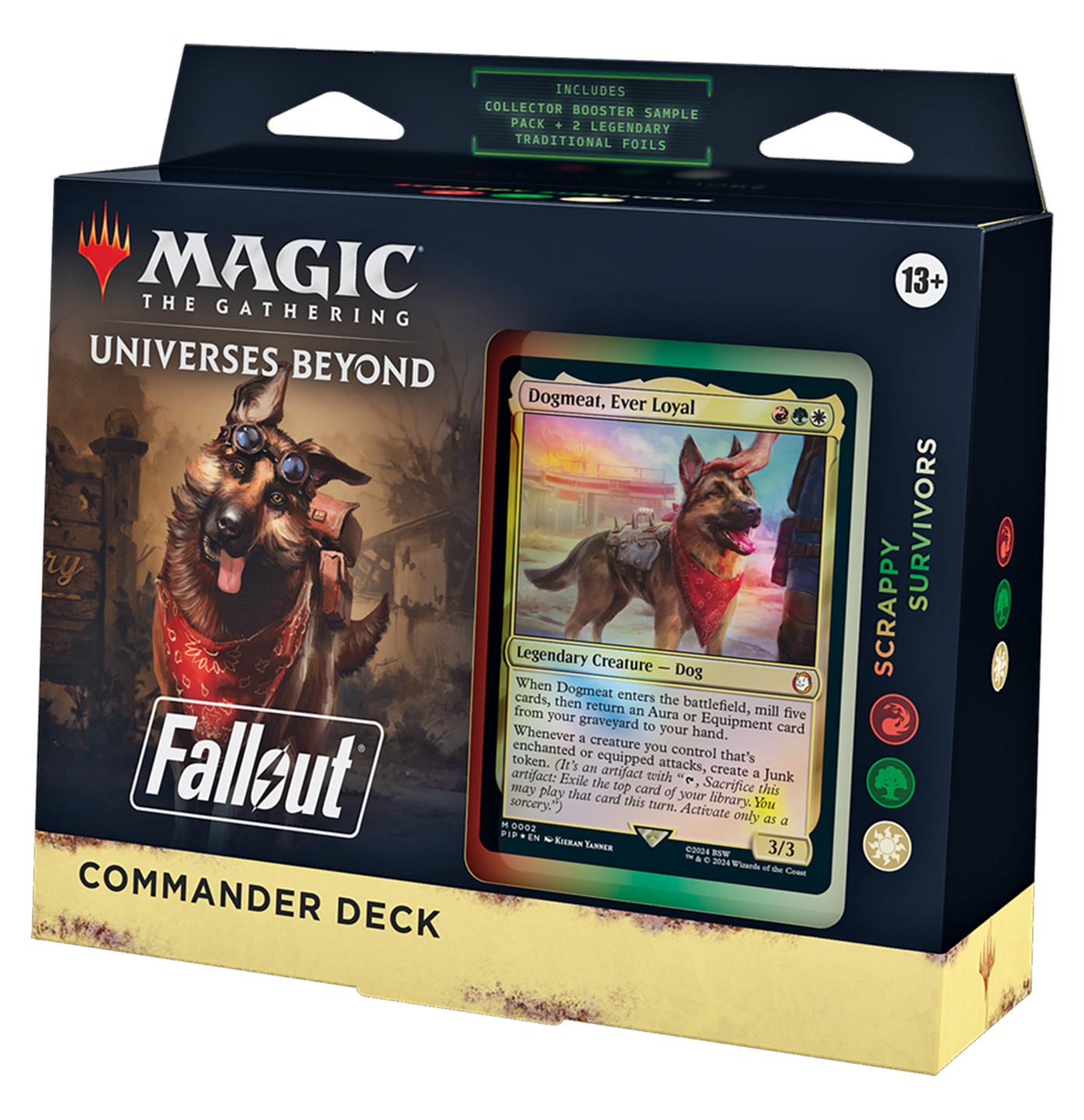 Wizards of the Coast  Universes Beyond: Fallout Commander Decks Scrappy Survivors - Magic the Gathering - EN 