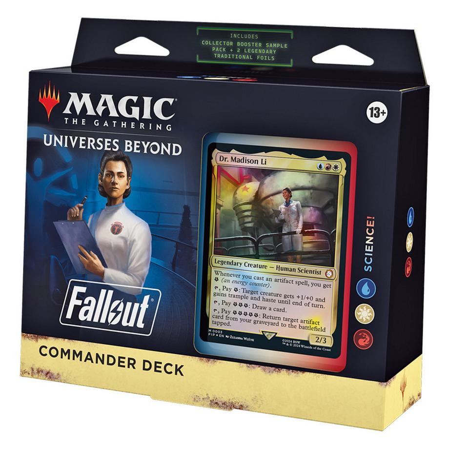 Wizards of the Coast  Universes Beyond: Fallout Commander Deck - Science! - Magic the Gathering - EN 