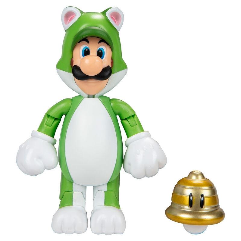 JAKKS Pacific  Nintendo Super Mario Cat Luigi figure 10cm 