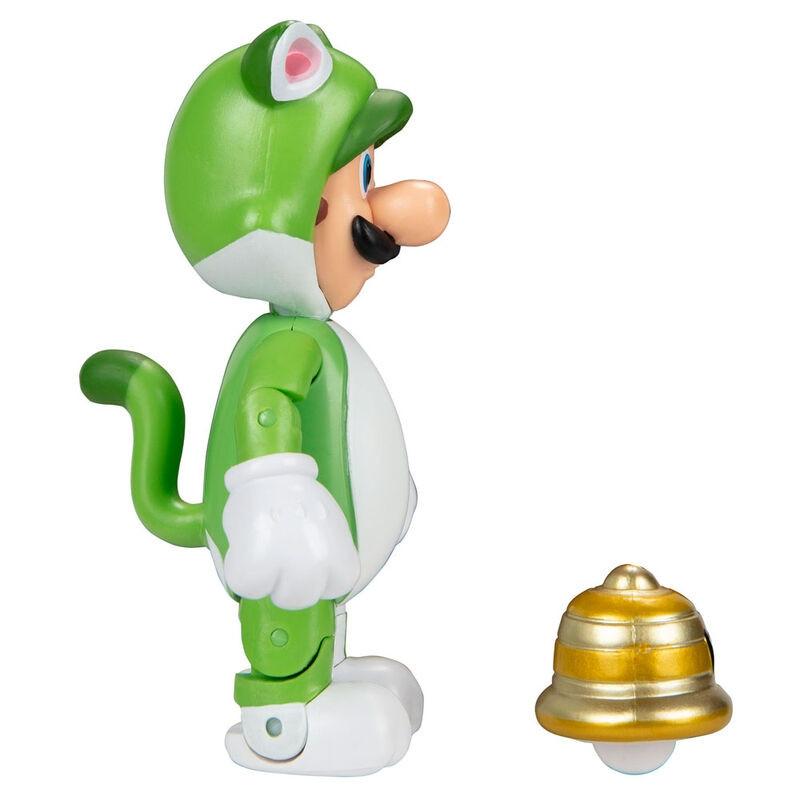 JAKKS Pacific  Super Mario Cat Luigi & Super Ball (10cm) 