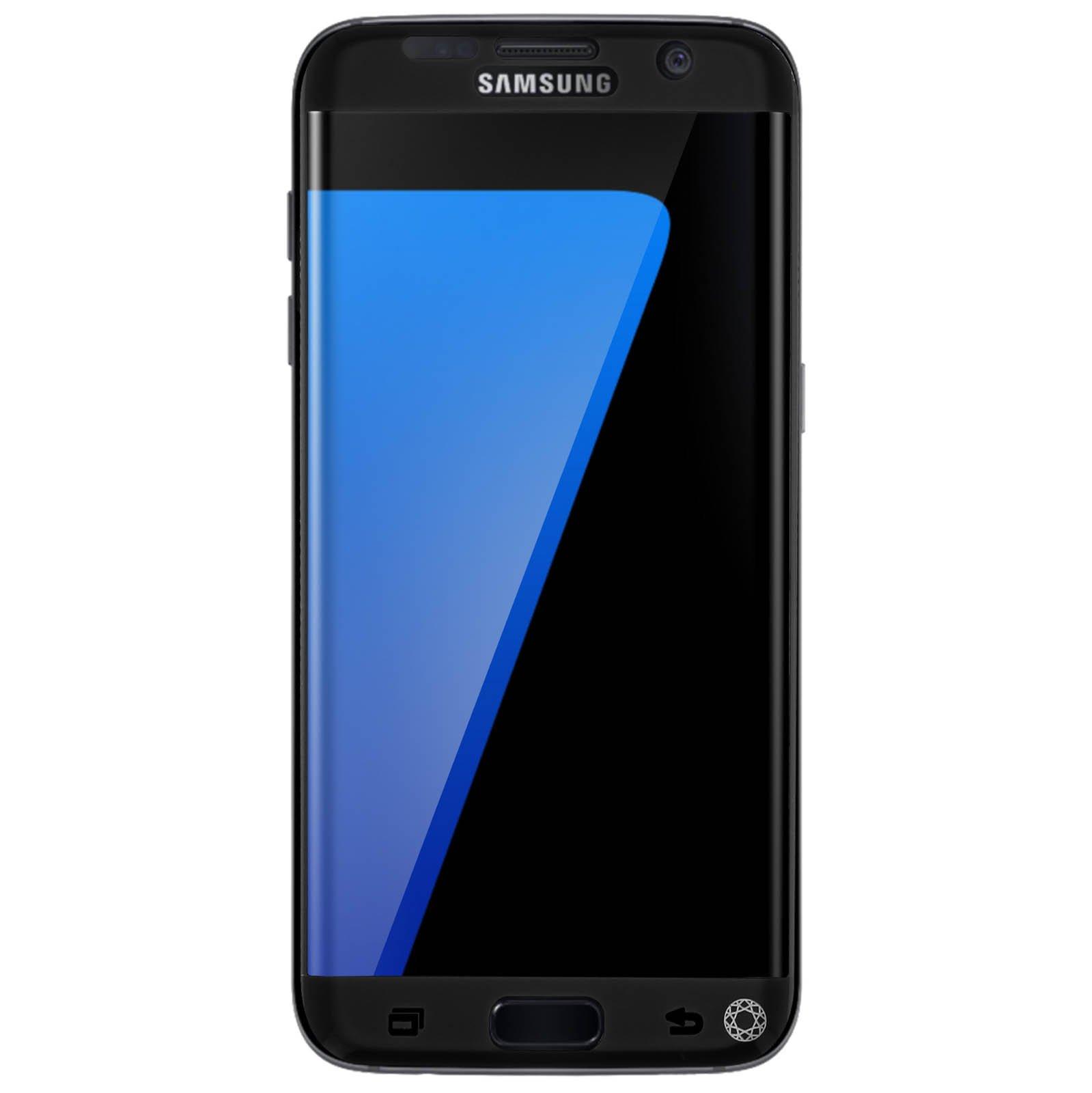 Force Power  Vetro temperato nero Galaxy S7 Edge 