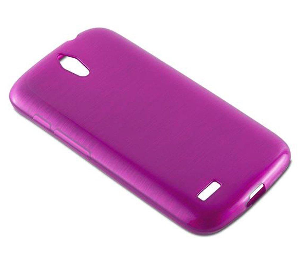 Cadorabo  Housse compatible avec Huawei ASCEND G610 - Coque de protection en silicone TPU flexible au design brossé 