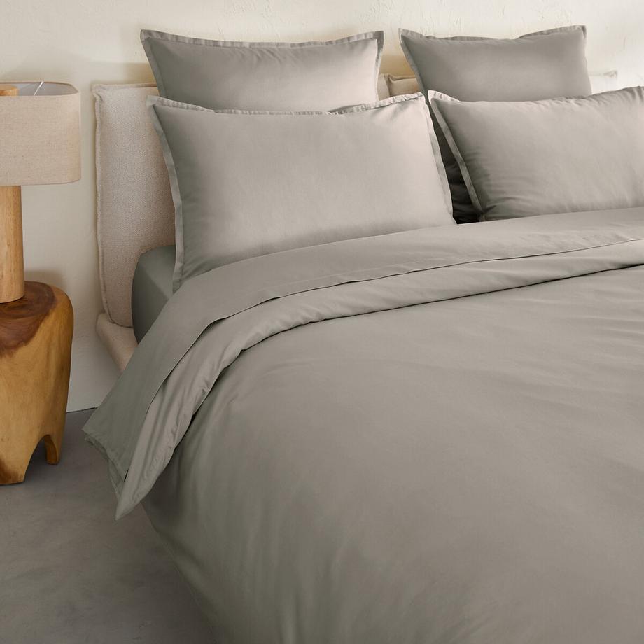 AM.PM Housse de couette Saria en satin de coton lavé  