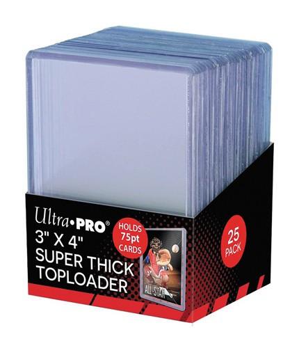 Ultra PRO  Ultra PRO Toploader Super Thick (3" x 4") 