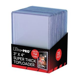 Ultra PRO  Ultra PRO Toploader Super Thick (3" x 4") 