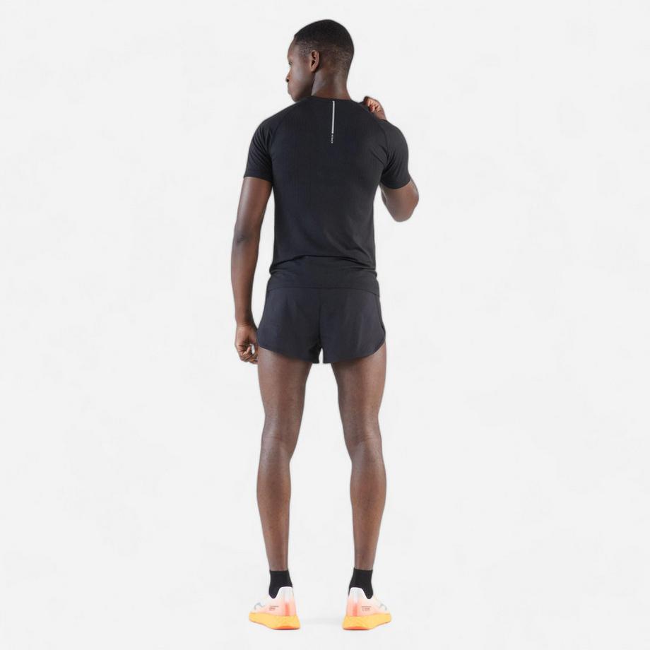 KIPRUN  Pantaloncini uomo run 500 comfort split tessuto 