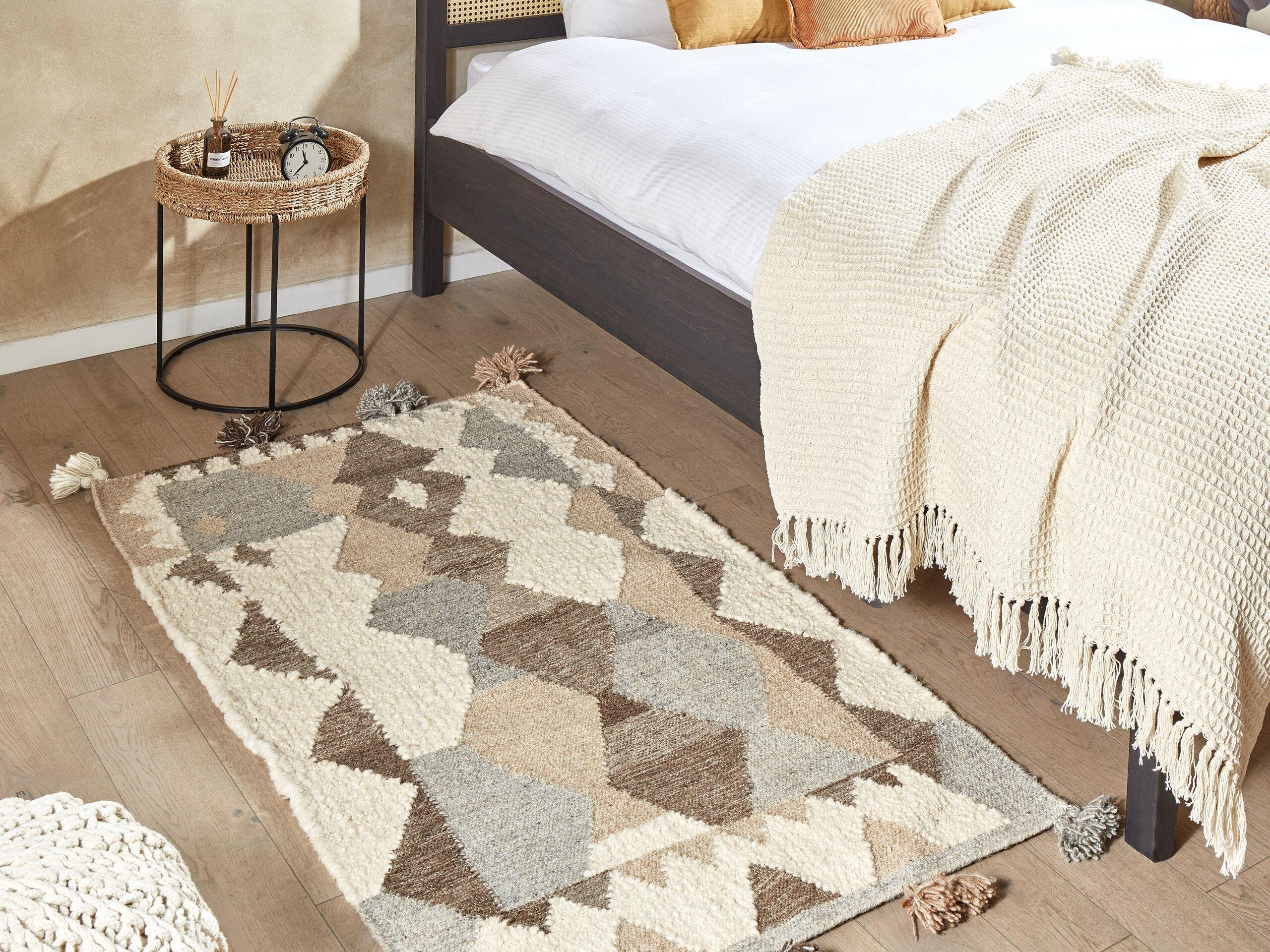 Beliani Tapis en Laine Boho ARALEZ  