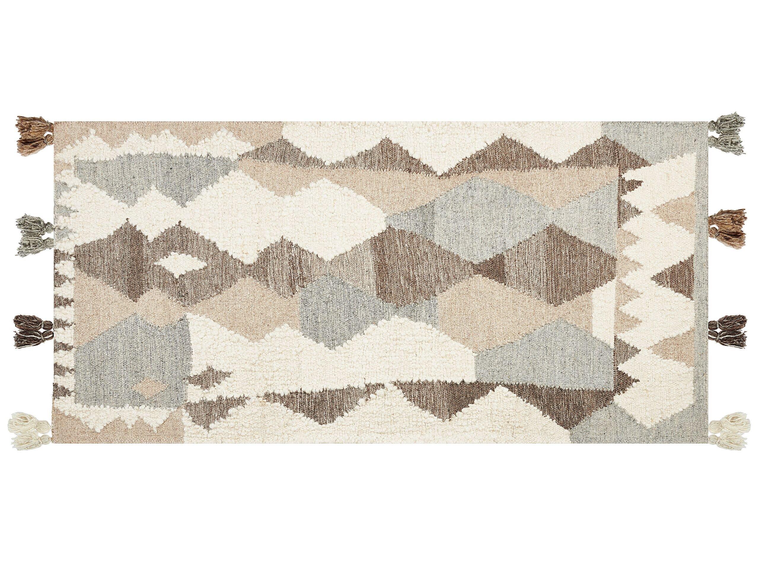 Beliani Tapis en Laine Boho ARALEZ  