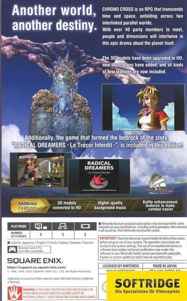 Square-Enix  Chrono Cross - The Radical Dreamers Edition -ASIA- 