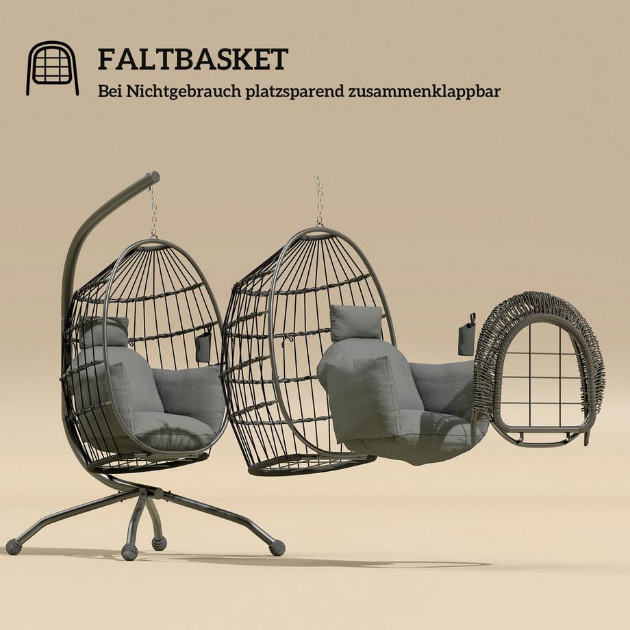 Outsunny Fauteuil suspendu  