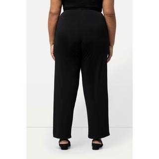 Ulla Popken  Pantaloni di jersey dalle linee morbide con cintura elastica 