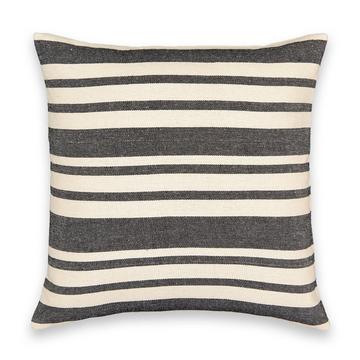 Housse de coussin rayée