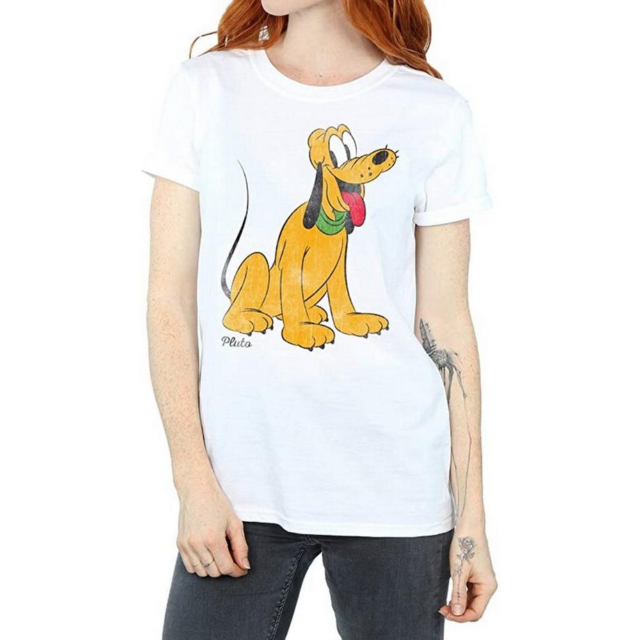 Disney Pluto T-Shirt Stampa Grafica  