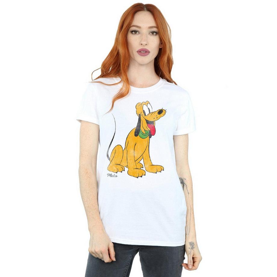 Disney Pluto T-Shirt Stampa Grafica  
