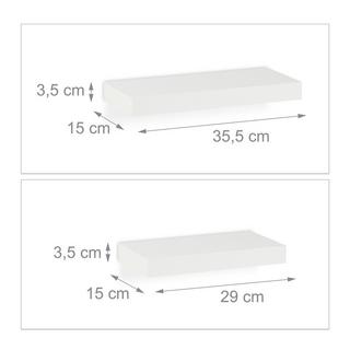 B2X Ensemble de 3 étagères murales  