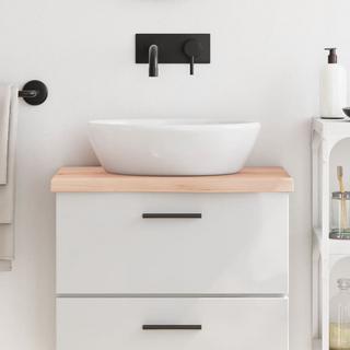 VidaXL  Comptoir de salle de bain bois de chêne 