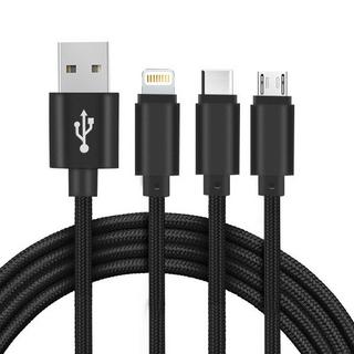 Avizar  Cable 3 en 1 multi USB, 1m Setty 