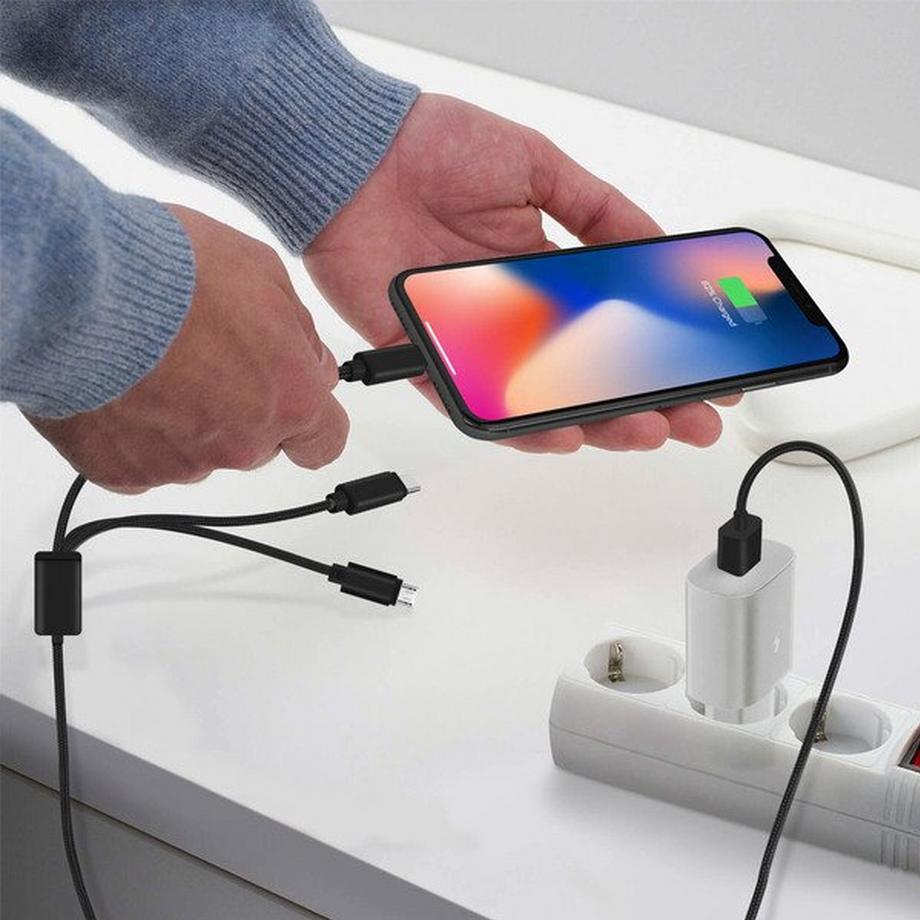 Avizar  Cavo 3 in 1 multi USB, Setty 