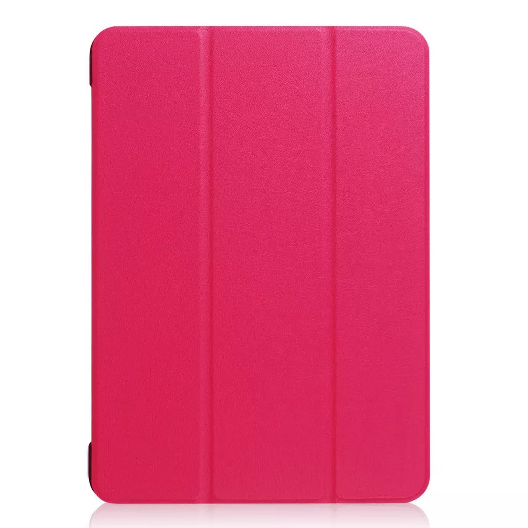 Cover-Discount - iPad 9.7 2017 Tri-fold Smart Leder Case, Weiss Bunt, 10