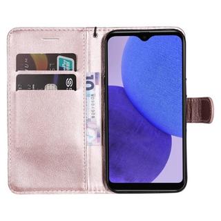 Cover-Discount  Galaxy A23E - Custodia in Pelle 