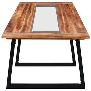 VidaXL Table de salle à manger bois d'acacia  