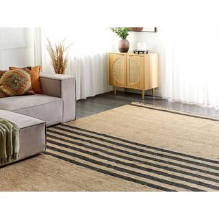 Beliani Tapis en Jute Boho ERICEK  