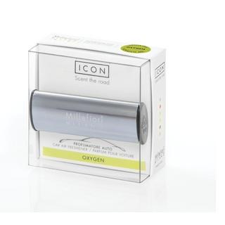 Millefiori Milano Oxygen - Blue Shiny Icon Metallo Car Refresher -  