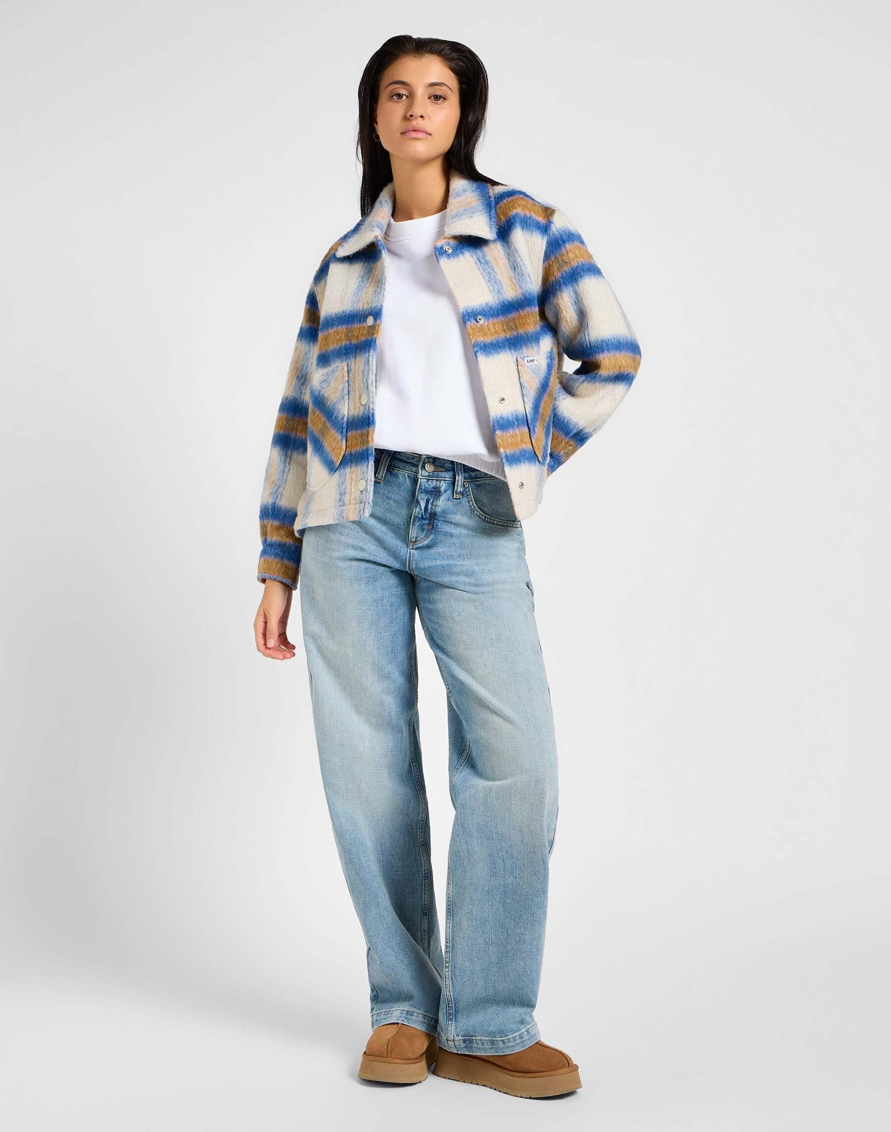 Lee Cropped Wolljacke  