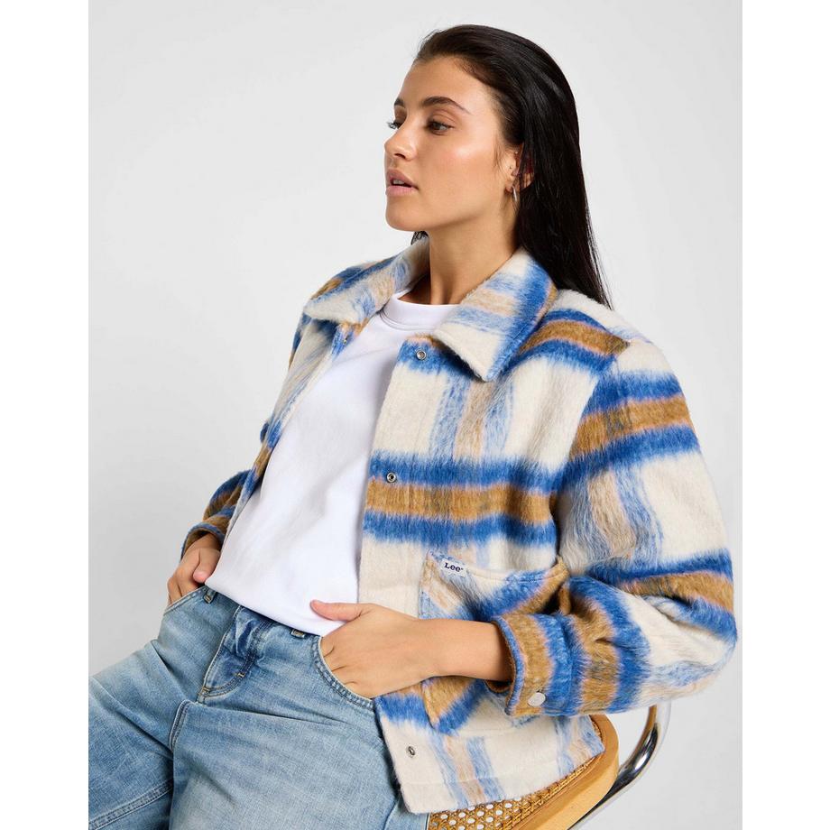 Lee Cropped Wolljacke  