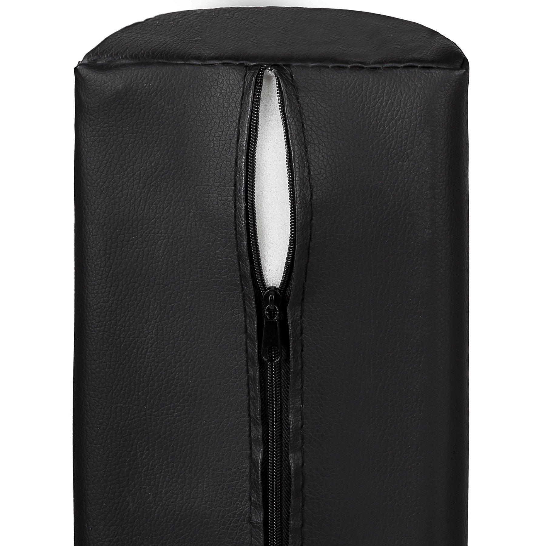 Tectake semirullo per massaggi in pelle sintetica  