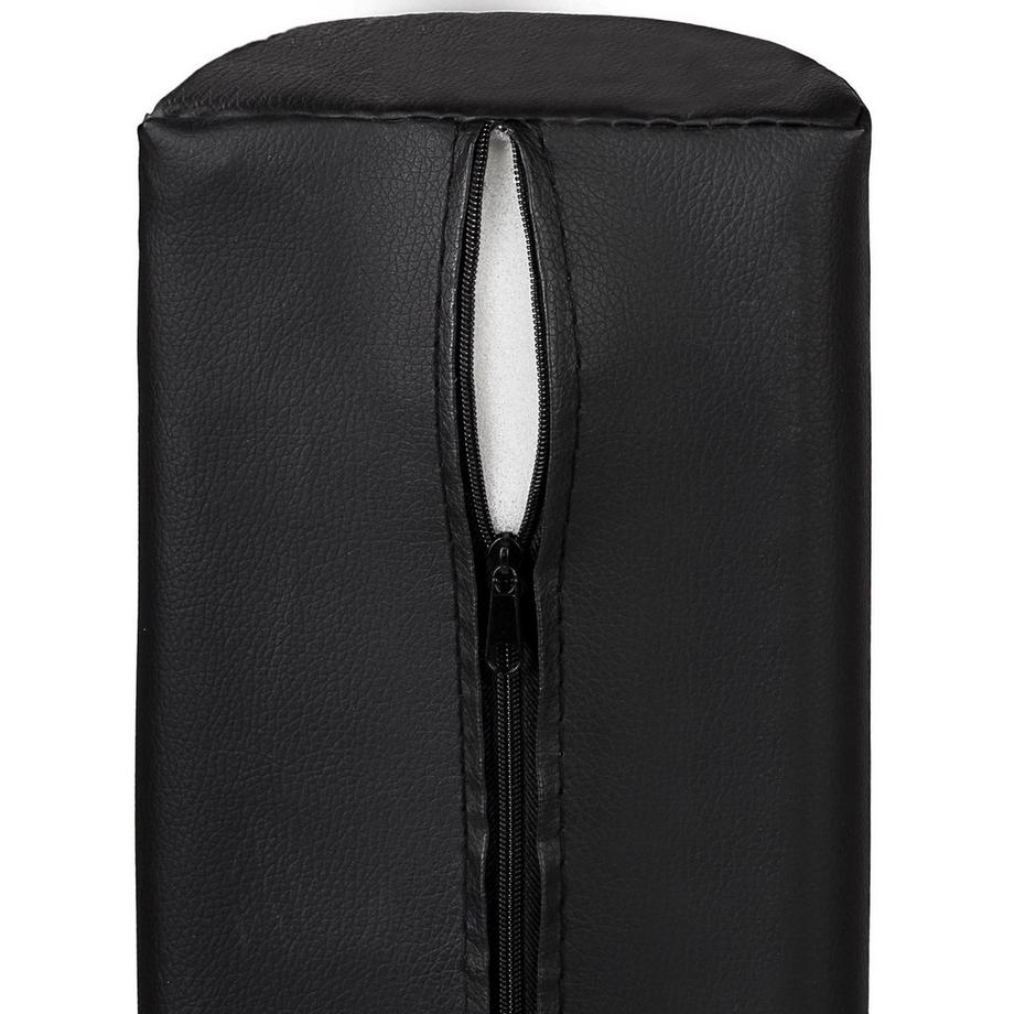 Tectake Massage Halbrolle aus Kunstleder  