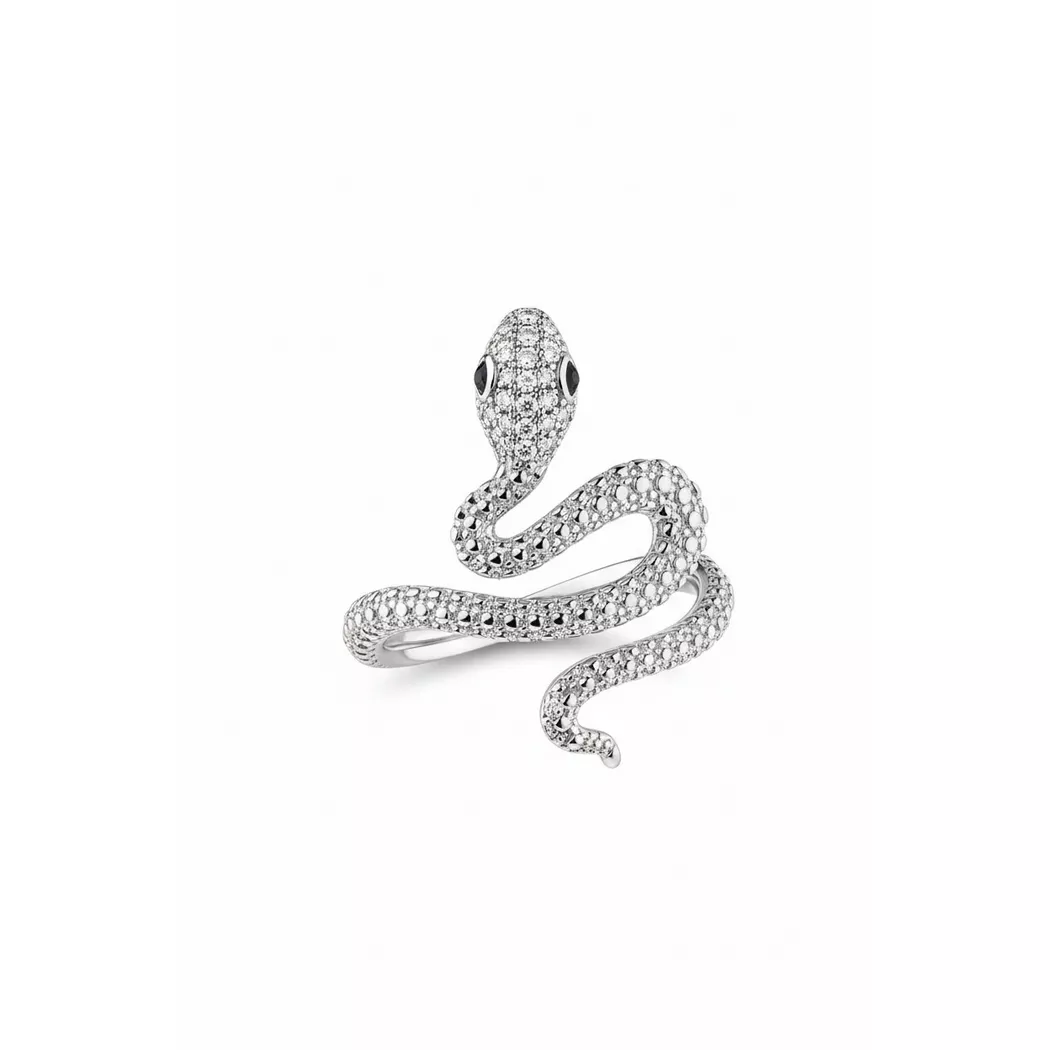 THOMAS SABO - r SchlangenRing Tempting Romance, 19MM, Argento