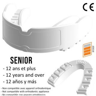 METALBOXE  Protege Dents Simple Senior Blanc 