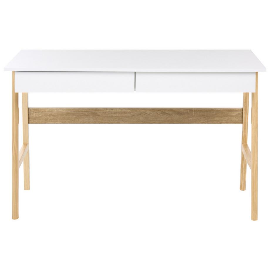 Beliani Table de bureau en Panneau de particules de bois  THESLAY  