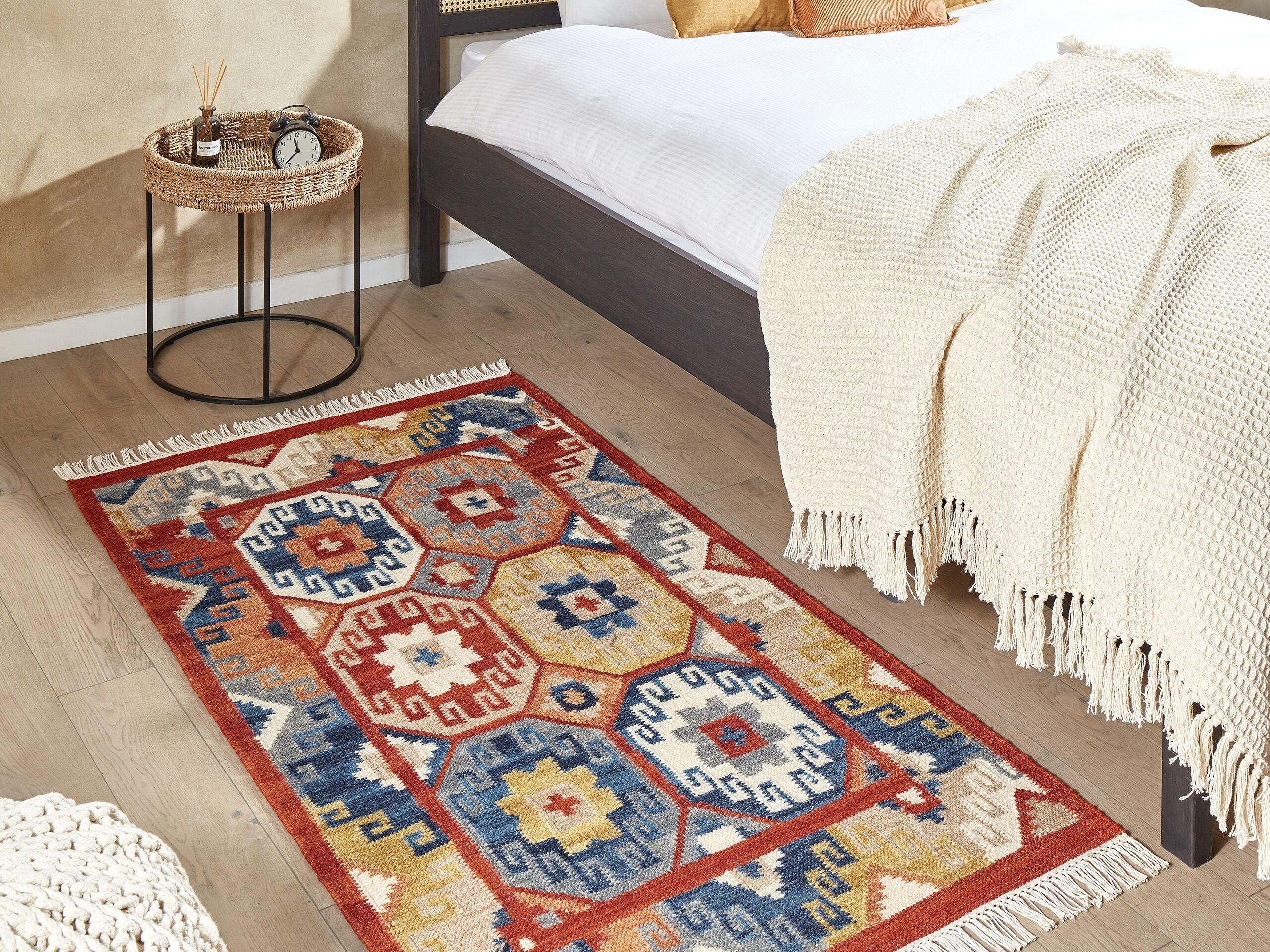 Beliani Tapis en Laine Traditionnel LUSARAT  