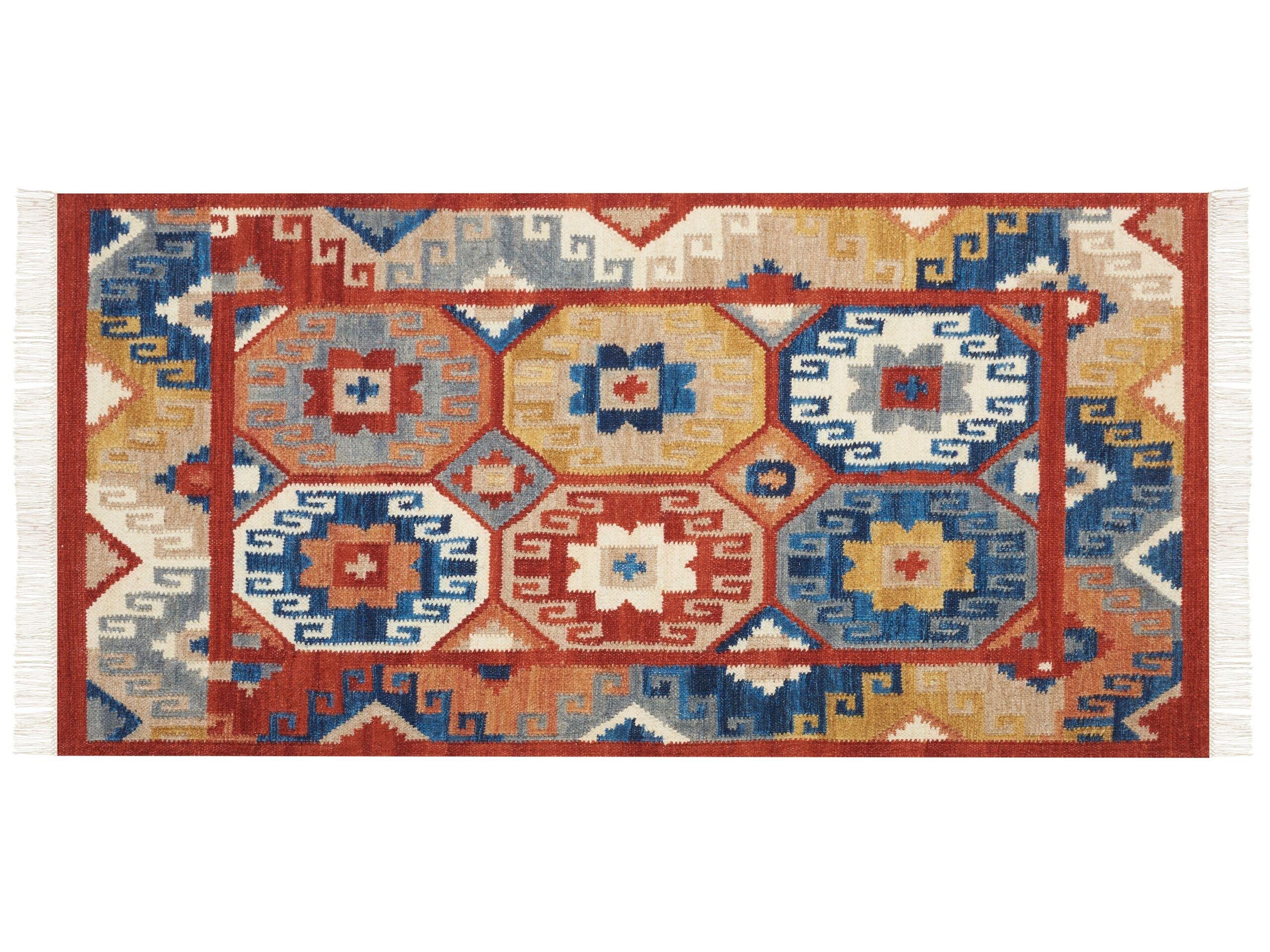 Beliani Tapis en Laine Traditionnel LUSARAT  