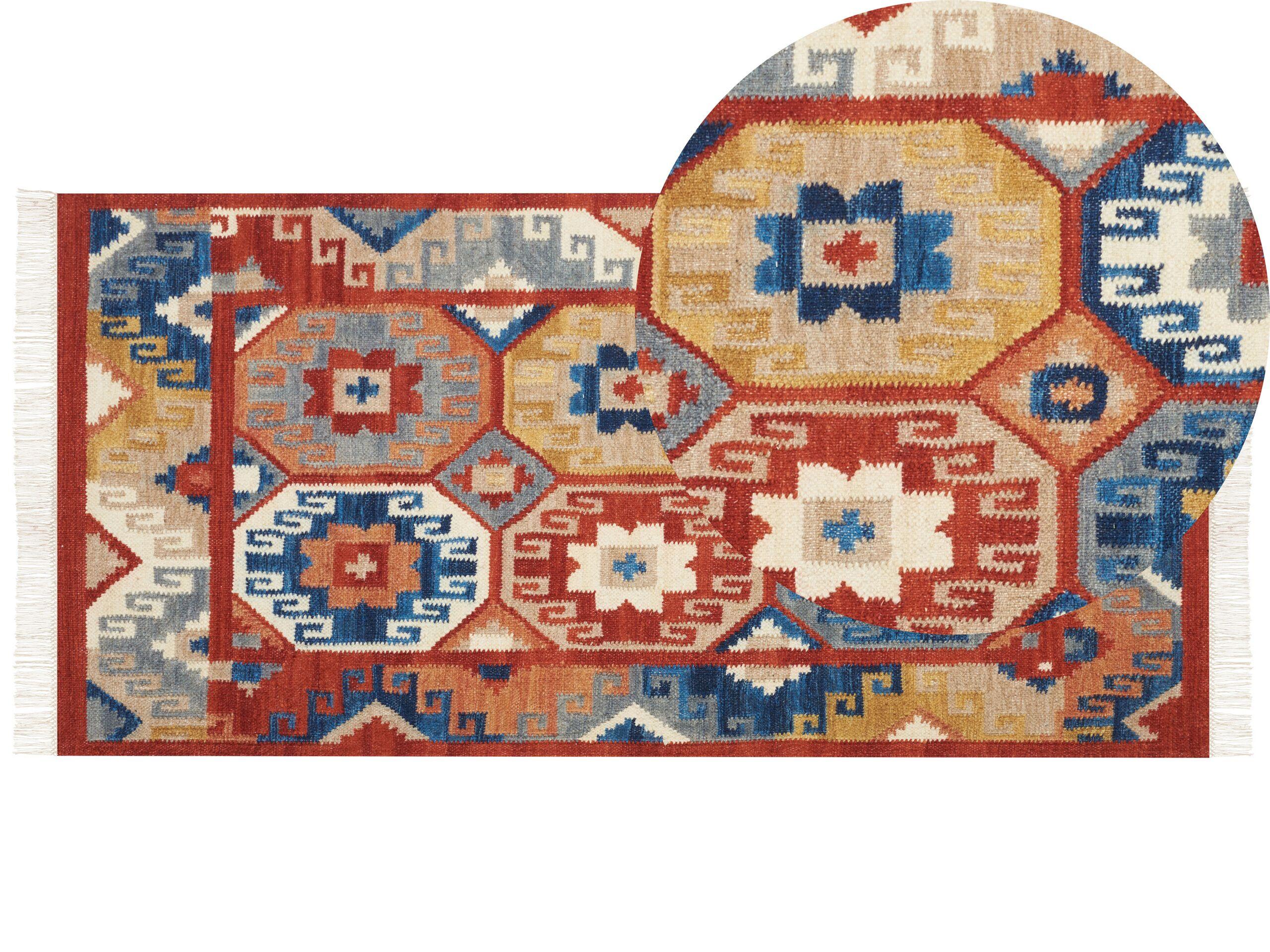 Beliani Tapis en Laine Traditionnel LUSARAT  