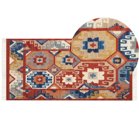 Beliani Tapis en Laine Traditionnel LUSARAT  