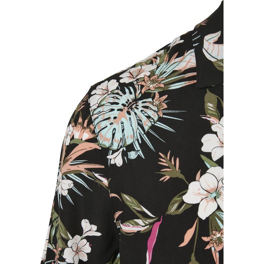 URBAN CLASSICS Camicia Viscosa All Over Print Resort  