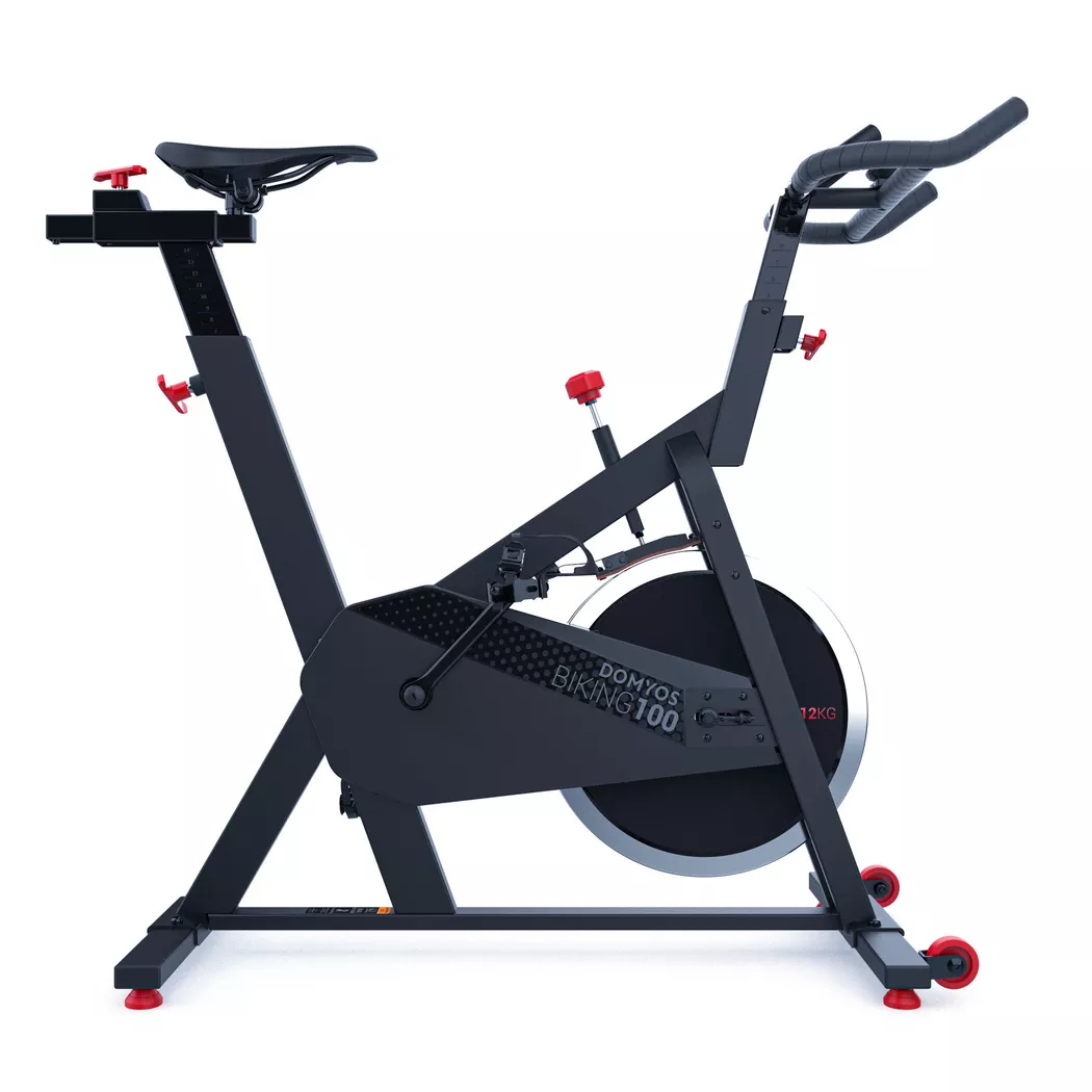 DOMYOS - Studiobike BIKING 100, One Size, Schwarz