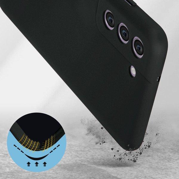 Avizar  Coque Galaxy S21 FE Soft Touch Noir 