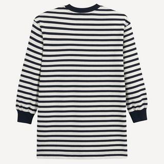 La Redoute Collections  Robe pull manches longues rayée en molleton 