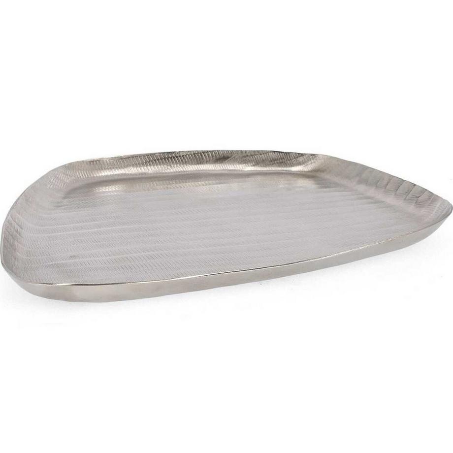 mutoni  Deko Tablett Chisel silber 38x34 
